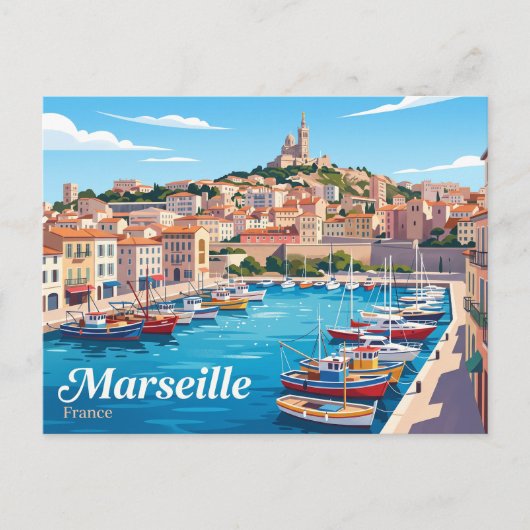 Carte Postale Marseille France (Devant)