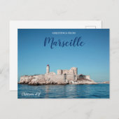 Carte postale Marseille France Castle (Devant / Derrière)