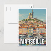 Carte Postale Marseille France Travel (Devant / Derrière)