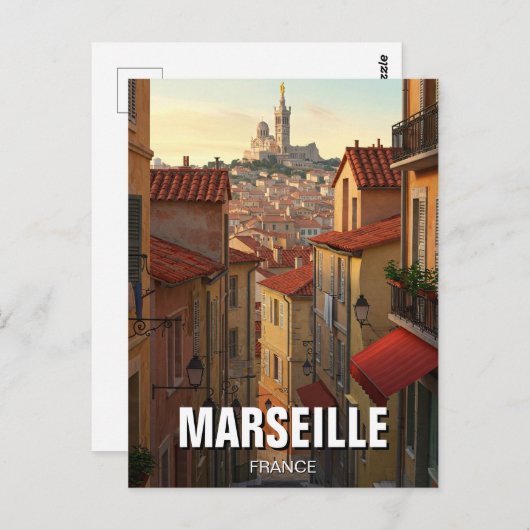 Carte Postale Marseille France Travel (Devant / Derrière)