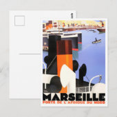 Carte Postale Marseille France voyage vintage (Devant / Derrière)
