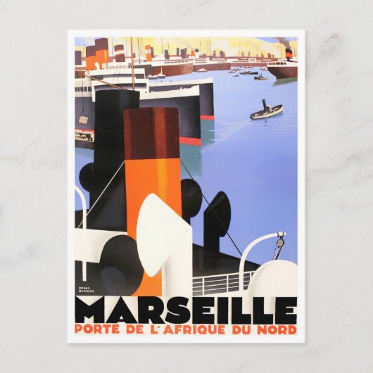 Carte Postale Marseille France voyage vintage (Devant)
