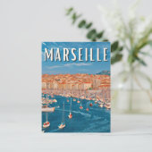 Carte Postale Marseille Photo Vintage  (Debout devant)