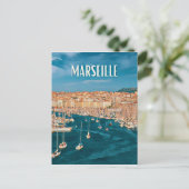 Carte Postale Marseille Photo Vintage  (Debout devant)