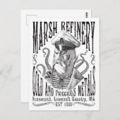 Carte Postale Marsh Refining Company Innsmouth Lovecraft (Devant / Derrière)