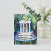 Carte Postale Marshall Michigan Fountain Abstrait Art (Debout devant)