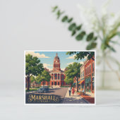 Carte Postale Marshall Texas (Debout devant)