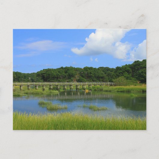 Carte Postale Marshes et oncle Tim's Bridge, Wellfleet MA (Devant)