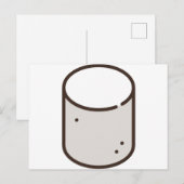Carte Postale marshmallow (Devant / Derrière)