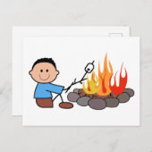 Carte Postale Marshmallows (Devant / Derrière)