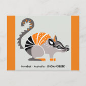 Carte Postale Marsupial - NUMBAT- Nature -Faune - (Devant)