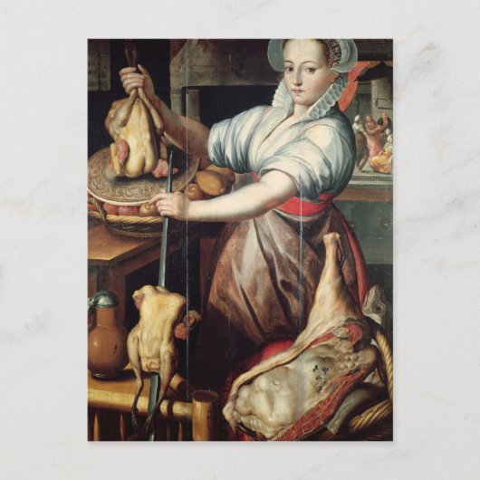 Carte Postale Martha Préparer le dîner pour Jésus (Devant)