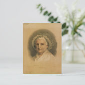 Carte Postale Martha Washington Portrait par Ives (Debout devant)