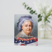 Carte Postale Martha Washington, Première Dame des Etats-Unis (Debout devant)