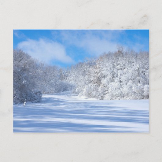 Carte Postale Marthaler Park Snowy Hills (Devant)