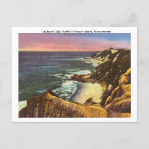 Carte Postale Martha's Vineyard Gay Head Cliffs Vintage