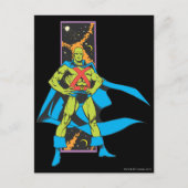 Carte Postale Martian Manhunter et l'espace (Devant)