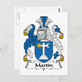 Carte Postale Martin Family Crest (Devant / Derrière)