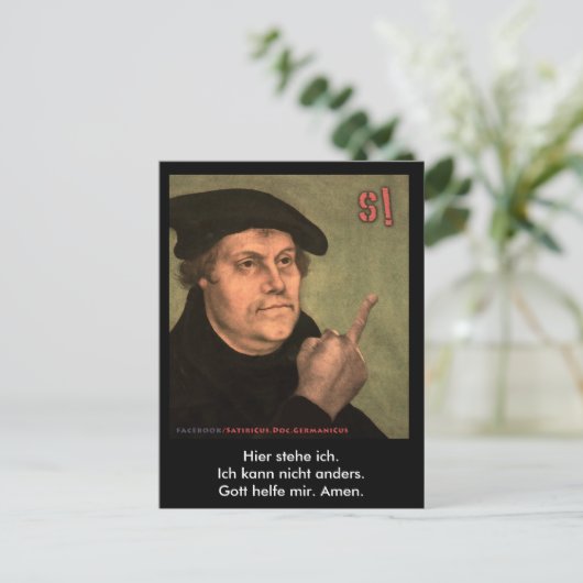 Carte Postale Martin Luther (Debout devant)