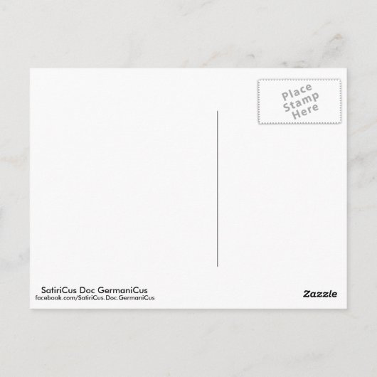 Carte Postale Martin Luther (Dos)