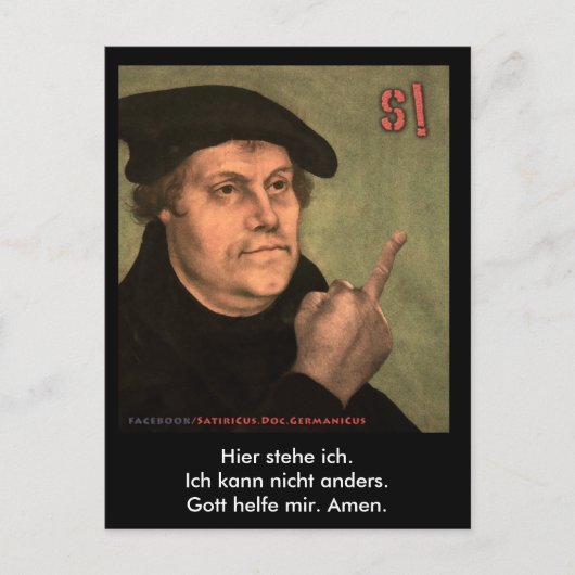 Carte Postale Martin Luther (Devant)