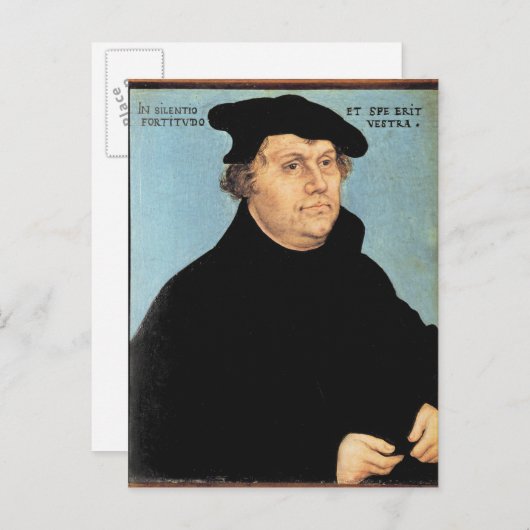 Carte Postale Martin Luther, c.1532 (Devant / Derrière)