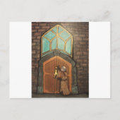 Carte Postale Martin Luther cloue du poulet en caoutchouc à la p (Devant)