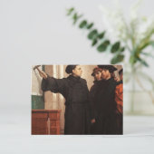 Carte Postale Martin Luther Nailing 95 Thèses (Debout devant)