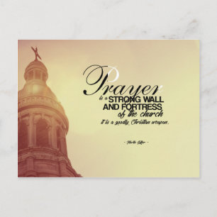 Carte Postale Martin Luther - Prayer