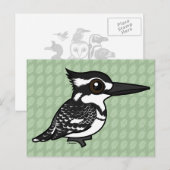 Carte Postale Martin-pêcheur à cordes (Devant / Derrière)