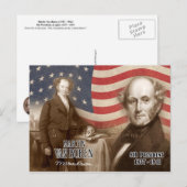 Carte Postale Martin Van Buren - 8e Président des États-Unis (Devant / Derrière)