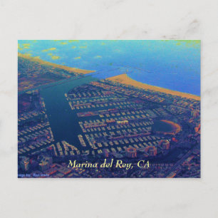 Carte Postale Martina del Rey, Marina del Rey, CA