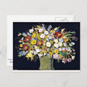 Carte Postale Martinez - Arregio Floral, peinture fine art (Devant / Derrière)