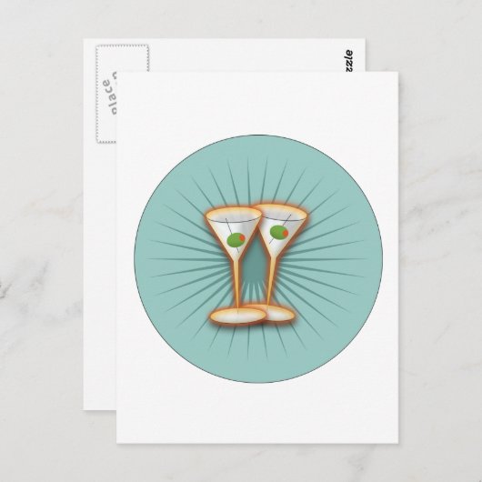 Carte Postale Martini (Devant / Derrière)