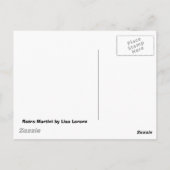 Carte postale Martini (Dos)