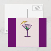 Carte Postale Martini Bachelorette (Devant / Derrière)