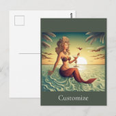 Carte Postale Martini Classy Mermaid Thunder_Cove (Devant / Derrière)