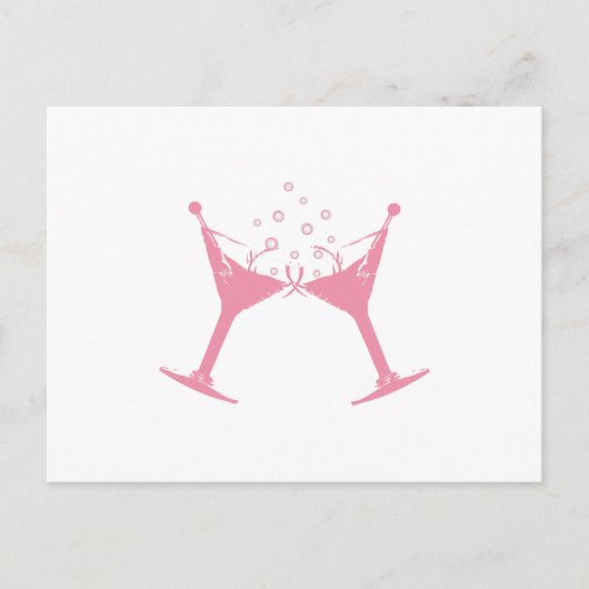 Carte Postale Martini Glass (Devant)