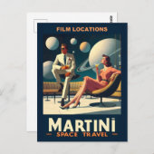 Carte Postale Martini Space Travel Affiches Emplacements du film (Devant / Derrière)