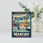 Carte Postale Martini Space Travel Affiches Le Martini 1957 (Debout devant)