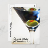 Carte postale Martini time ! (Devant / Derrière)