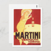 Carte Postale Martini Vermouth Torino (Devant / Derrière)