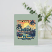 CARTE POSTALE MARTINIQUE (Debout devant)
