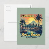 CARTE POSTALE MARTINIQUE (Devant / Derrière)