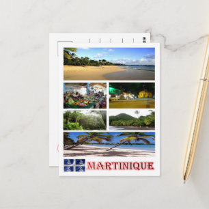 Carte Postale Martinique - Mosaïque -