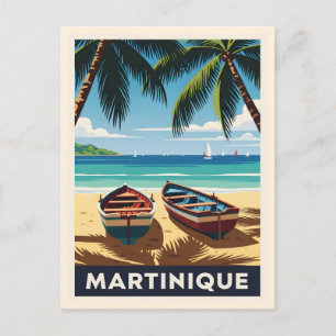 Carte Postale Martinique Paradis Tropical, Voyage sur la Plage V