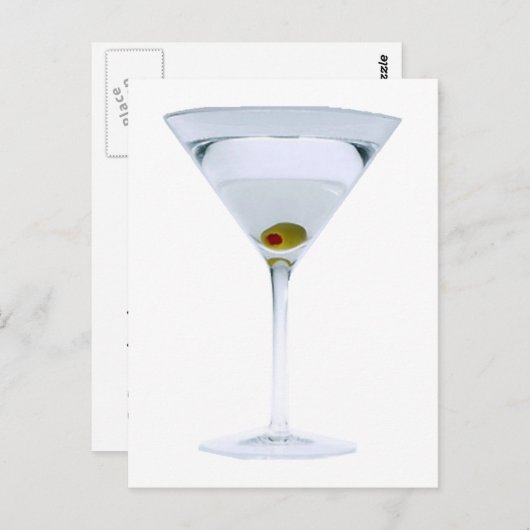 Carte postale Martinis (Devant / Derrière)