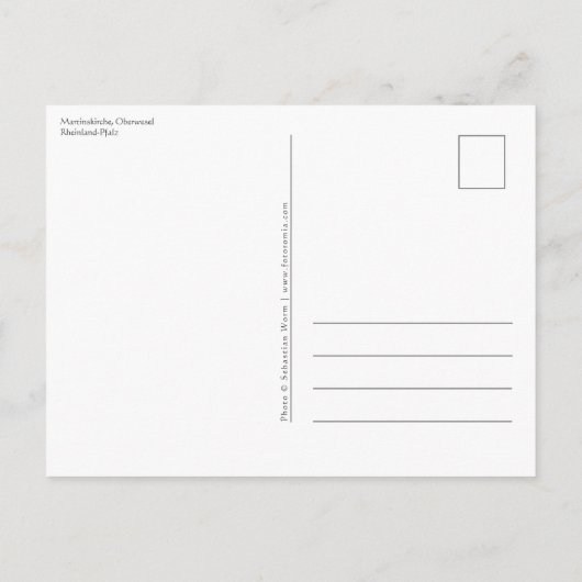 Carte Postale Martinskirche Oberwesel (Dos)