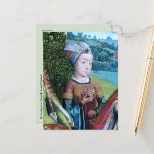 Carte Postale Martyr vierge non identifié [St. Cecilia(?)]