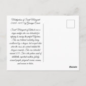 Carte Postale Martyre de Saint-Margaret (Dos)